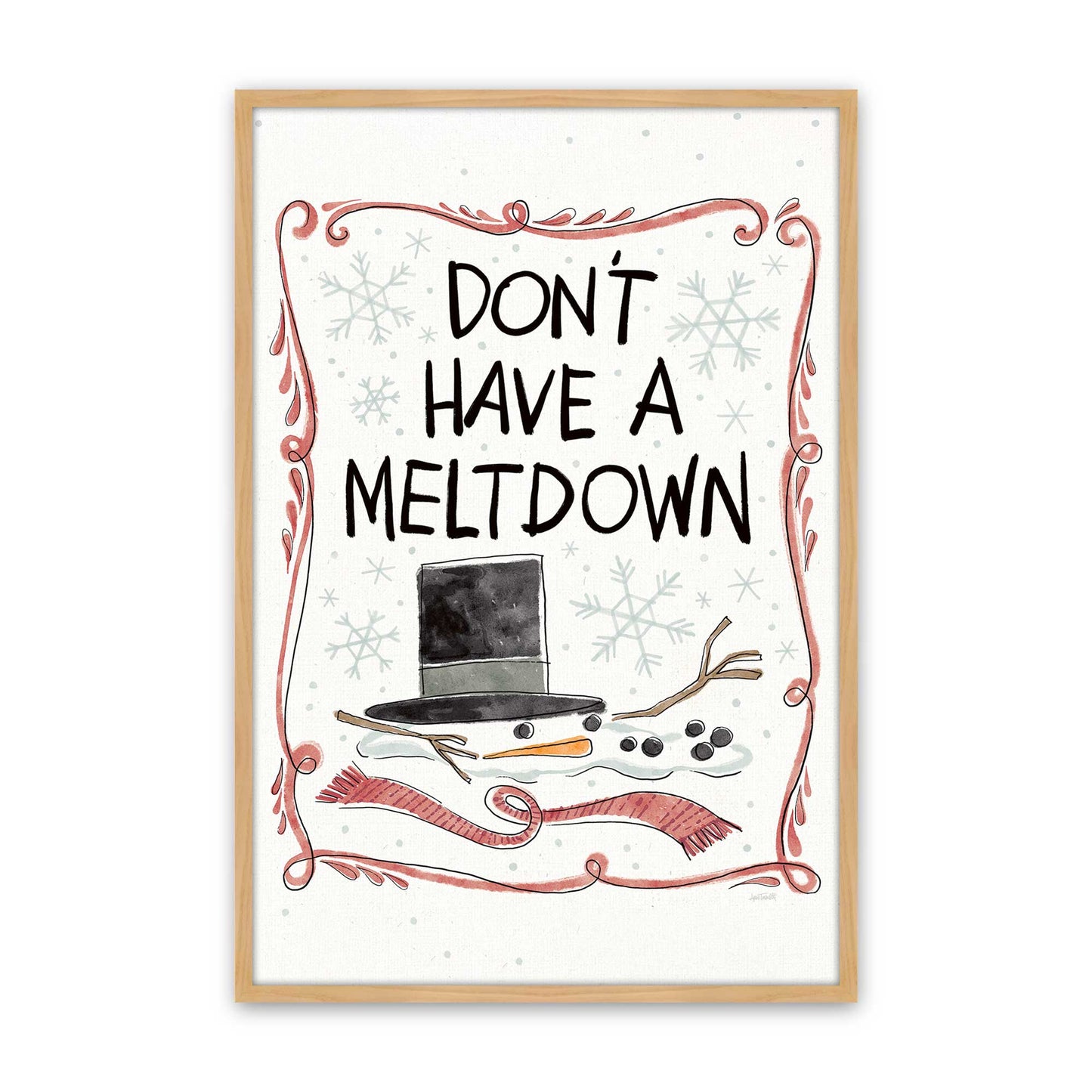 [Color:American Maple], Picture of art in a American Maple frame