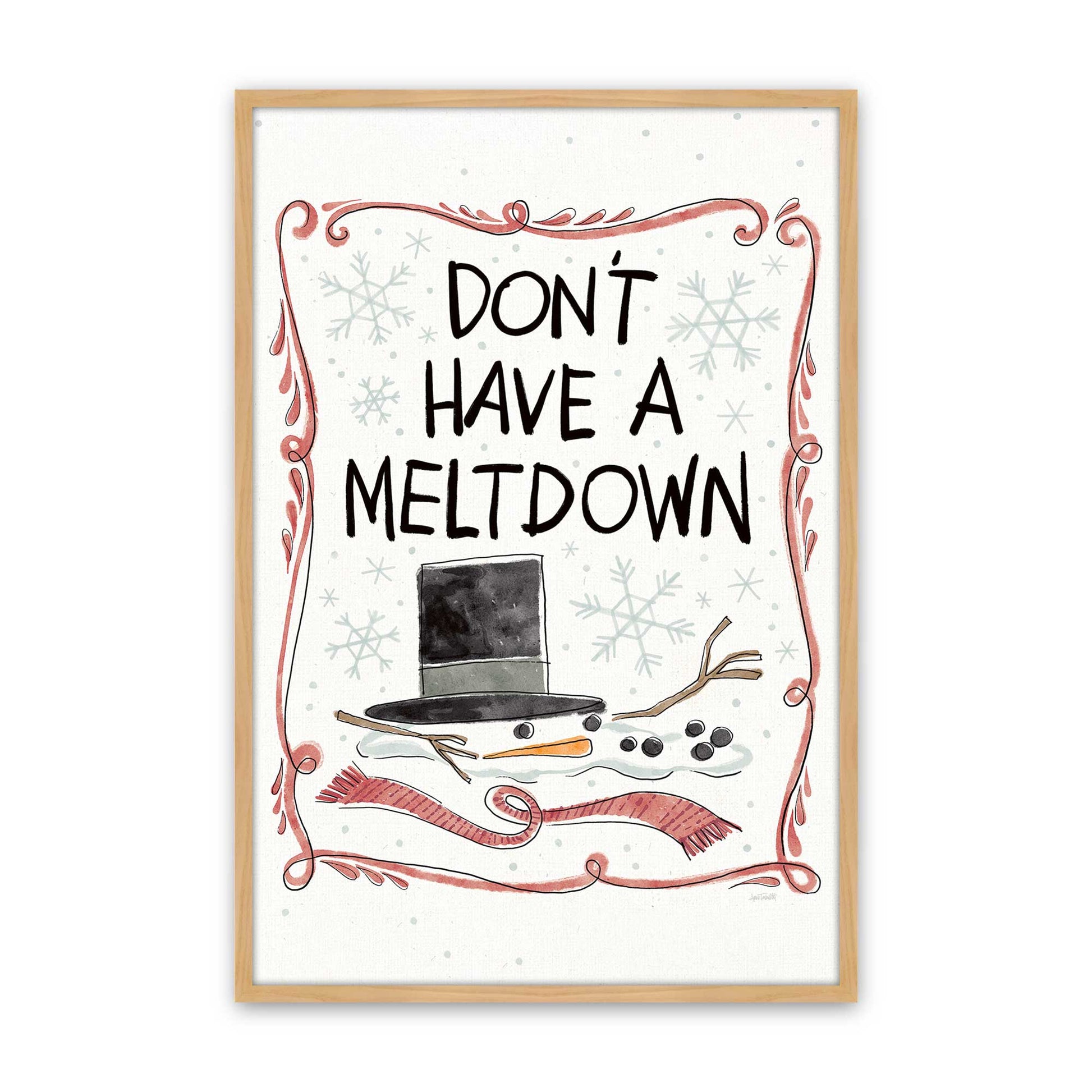 [Color:American Maple], Picture of art in a American Maple frame