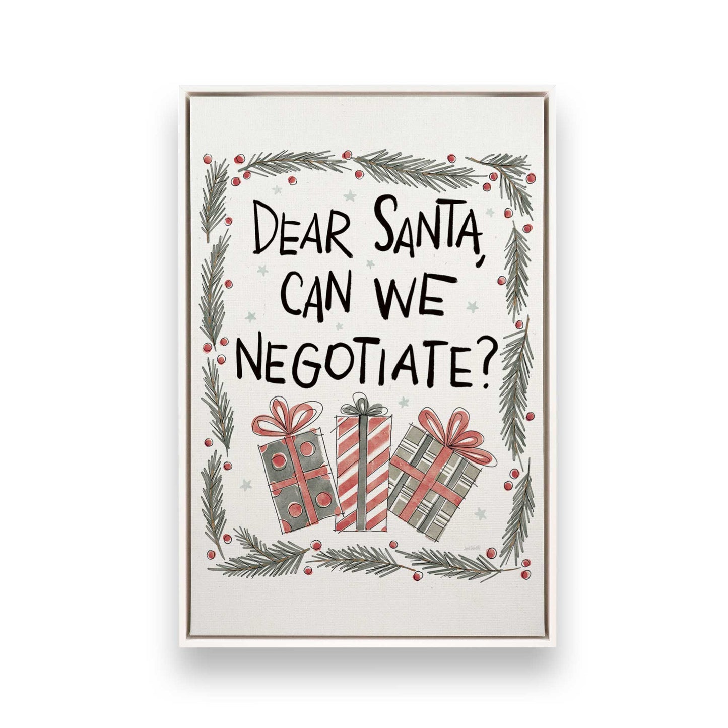 [Color:Opaque White], Picture of art in a White frame