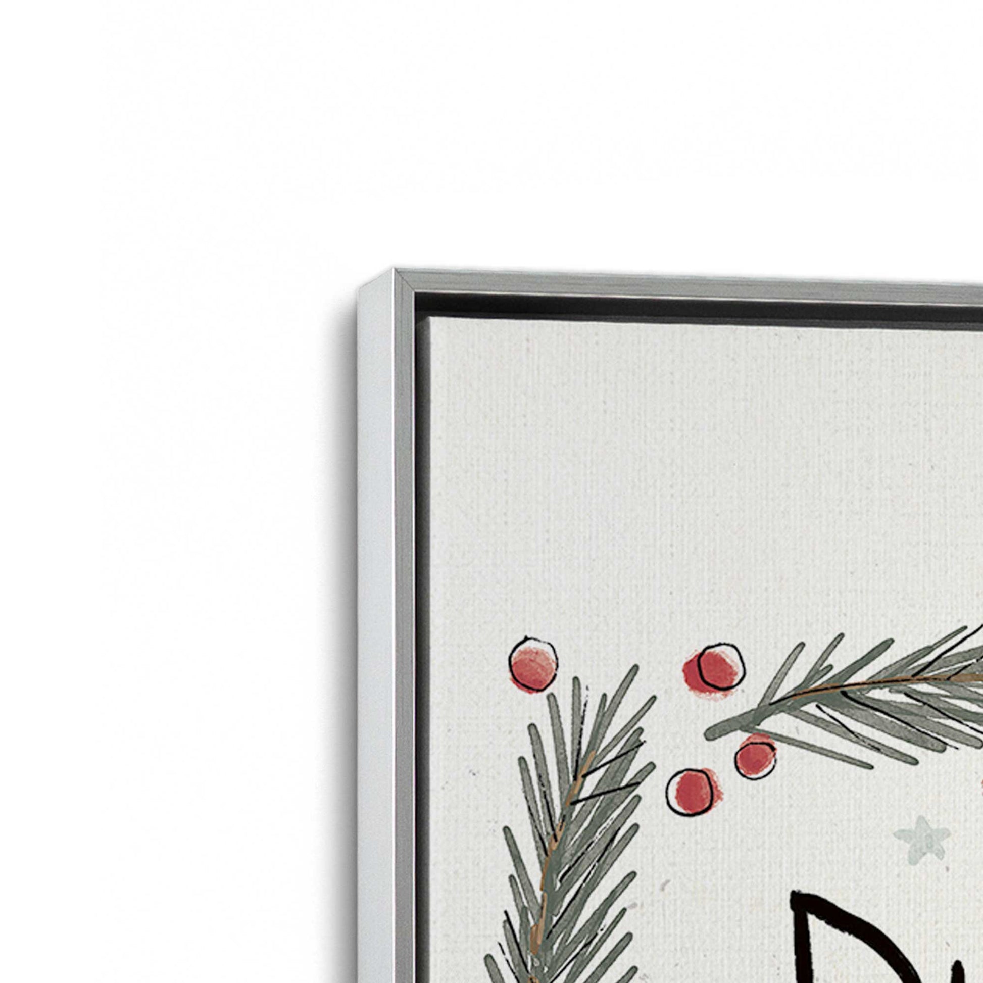 [Color:Polished Chrome], Picture of art in a Polished Chrome frame at an angle