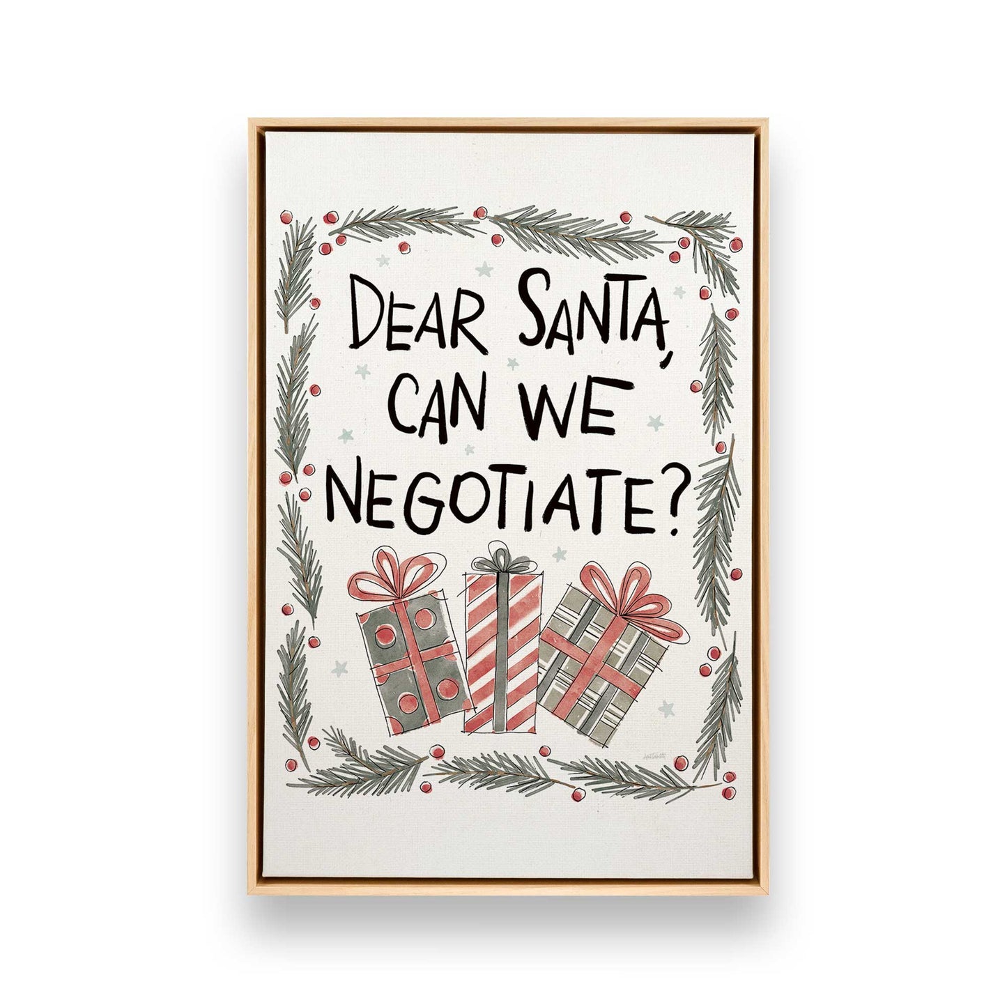 [Color:American Maple], Picture of art in a American Maple frame