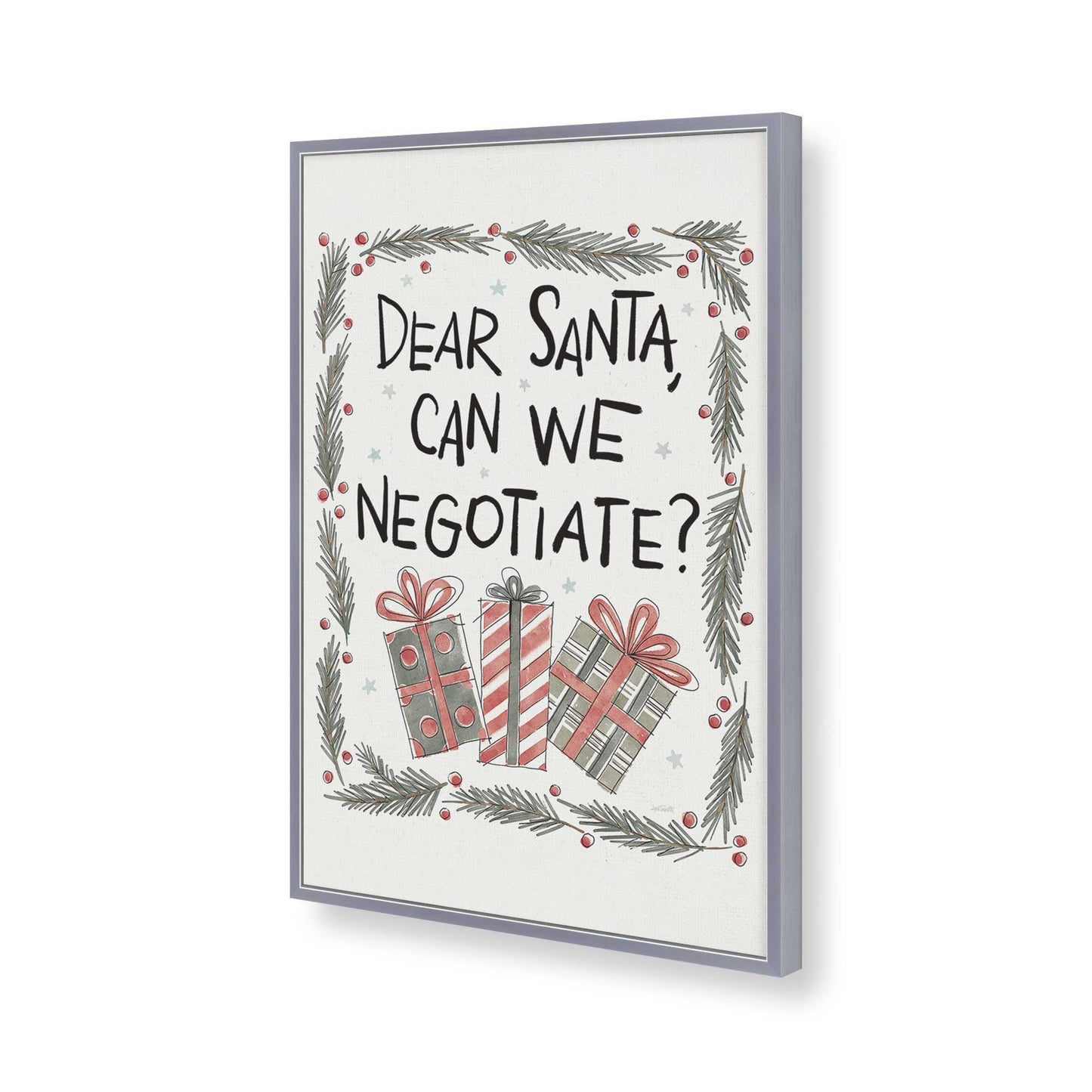 [Color:Polished Chrome], Picture of art in a Polished Chrome frame of the corner