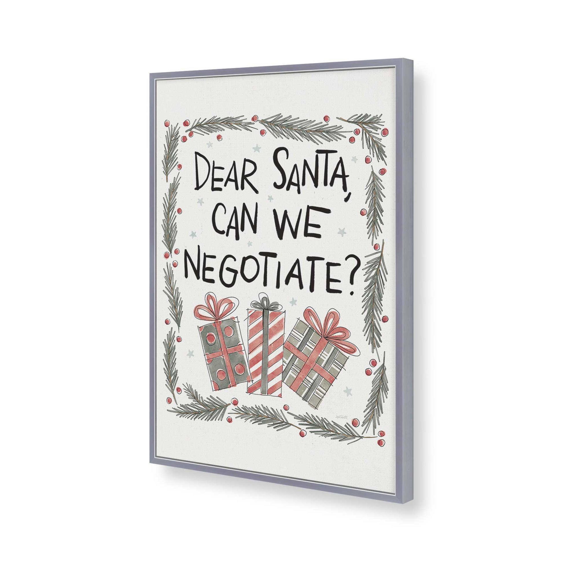 [Color:Polished Chrome], Picture of art in a Polished Chrome frame of the corner