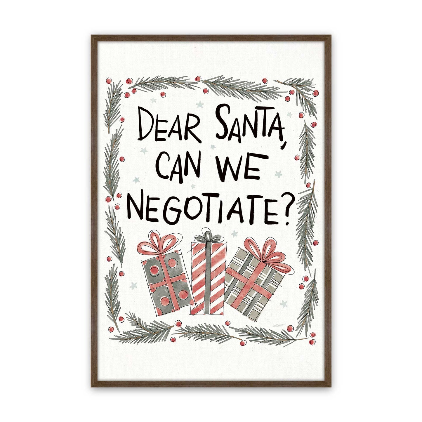 [Color:Walnut], Picture of art in a Walnut frame