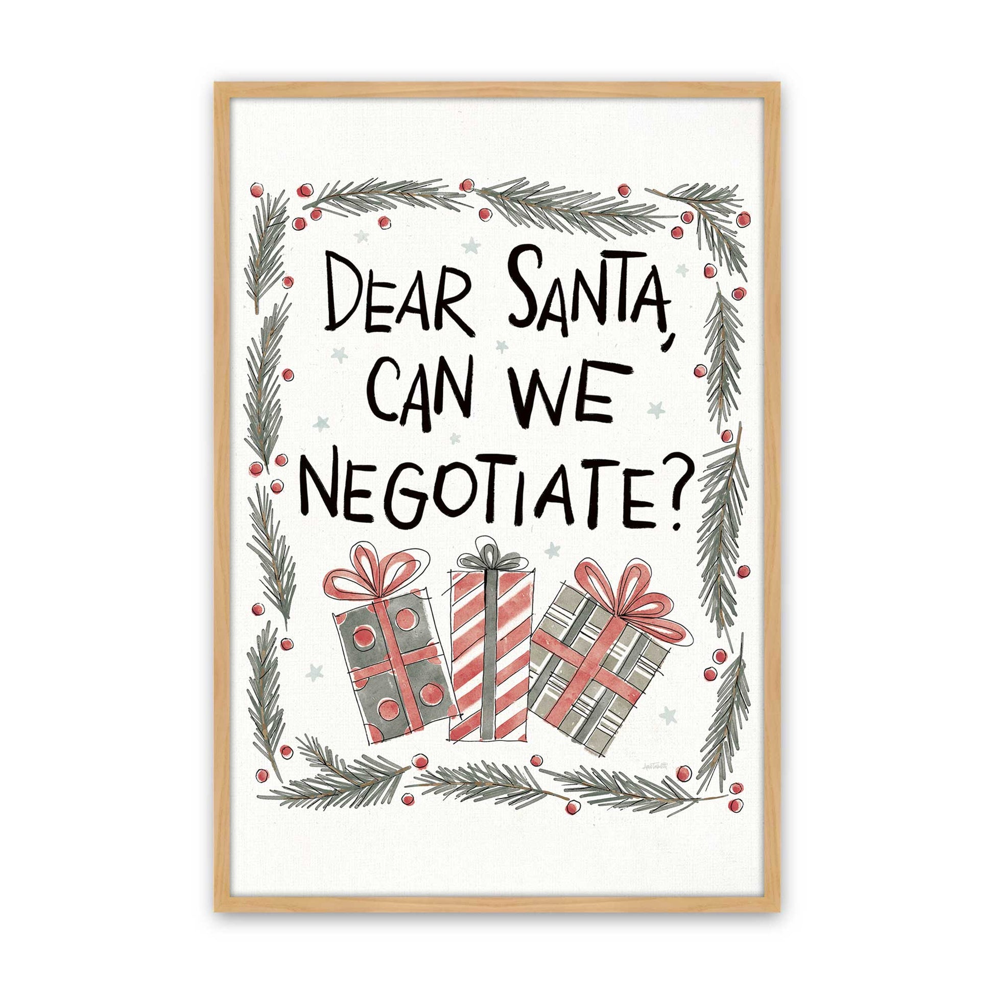 [Color:American Maple], Picture of art in a American Maple frame