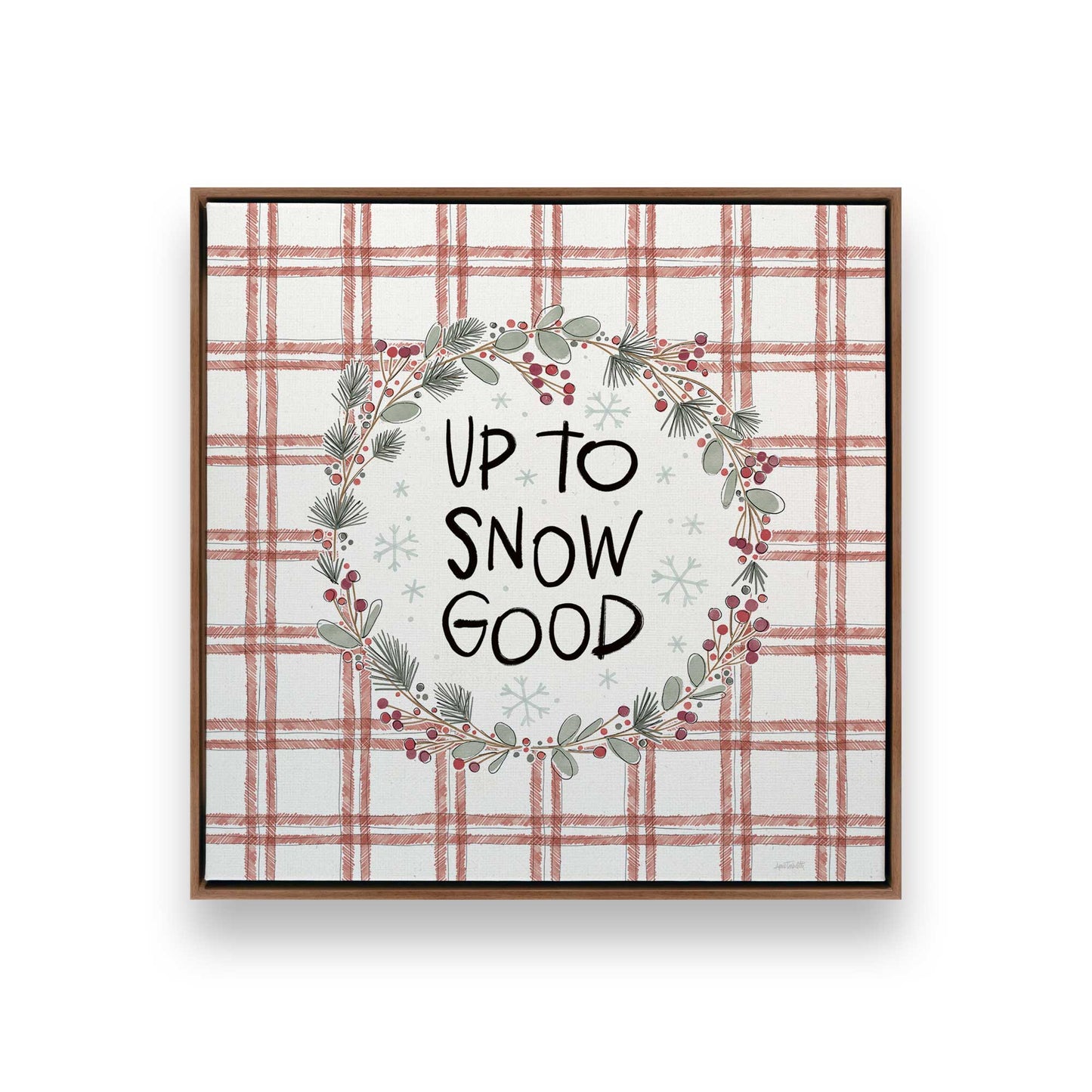 [Color:Walnut], Picture of art in a Walnut frame