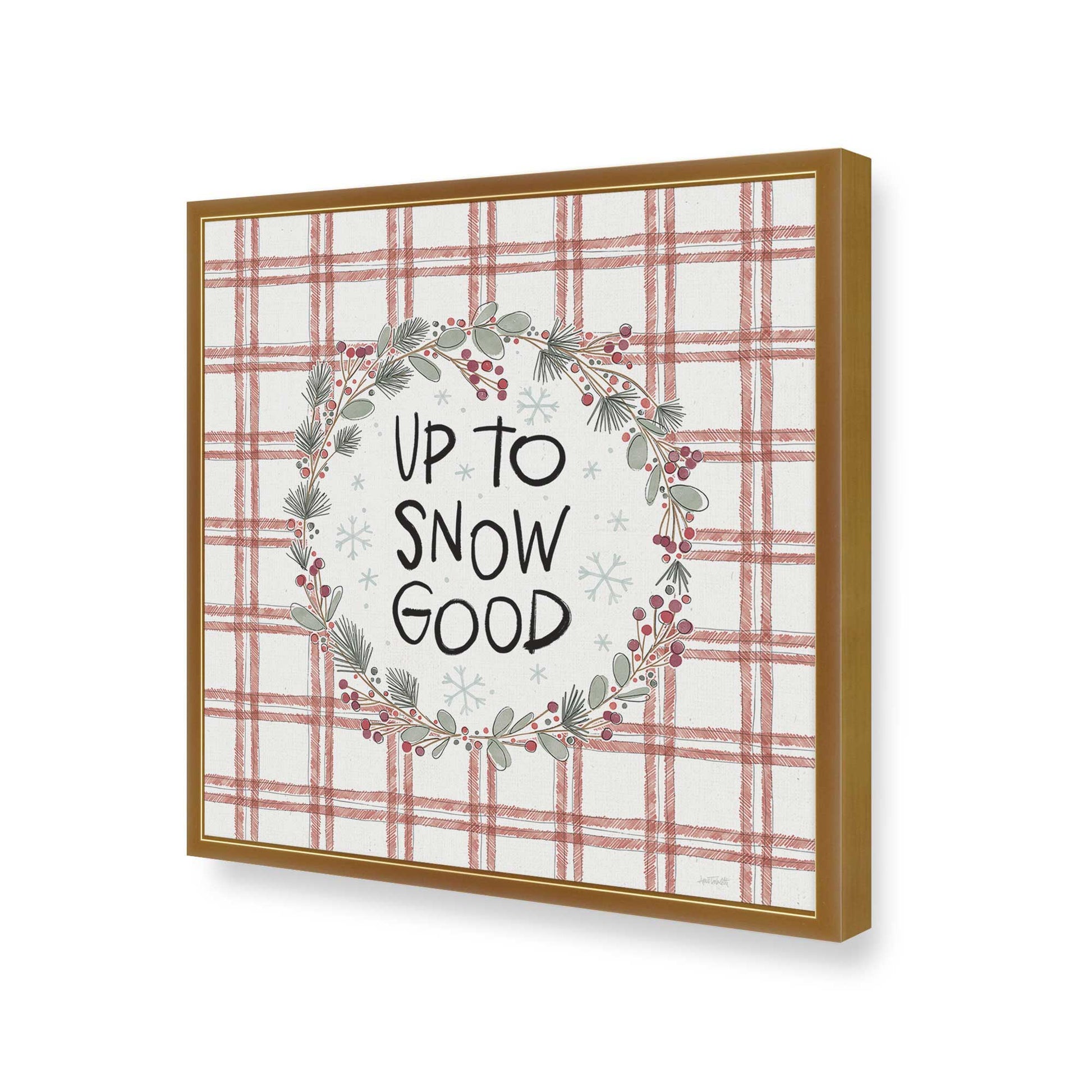 [Color:Polished Gold], Picture of art in a Polished Gold frame of the corner