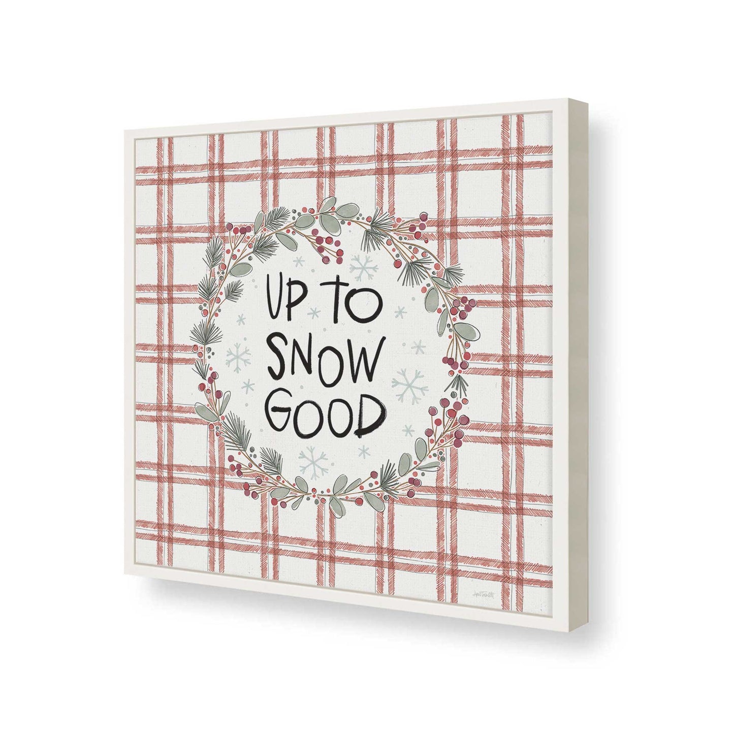 [Color:Opaque White], Picture of art in a Opaque White frame of the corner