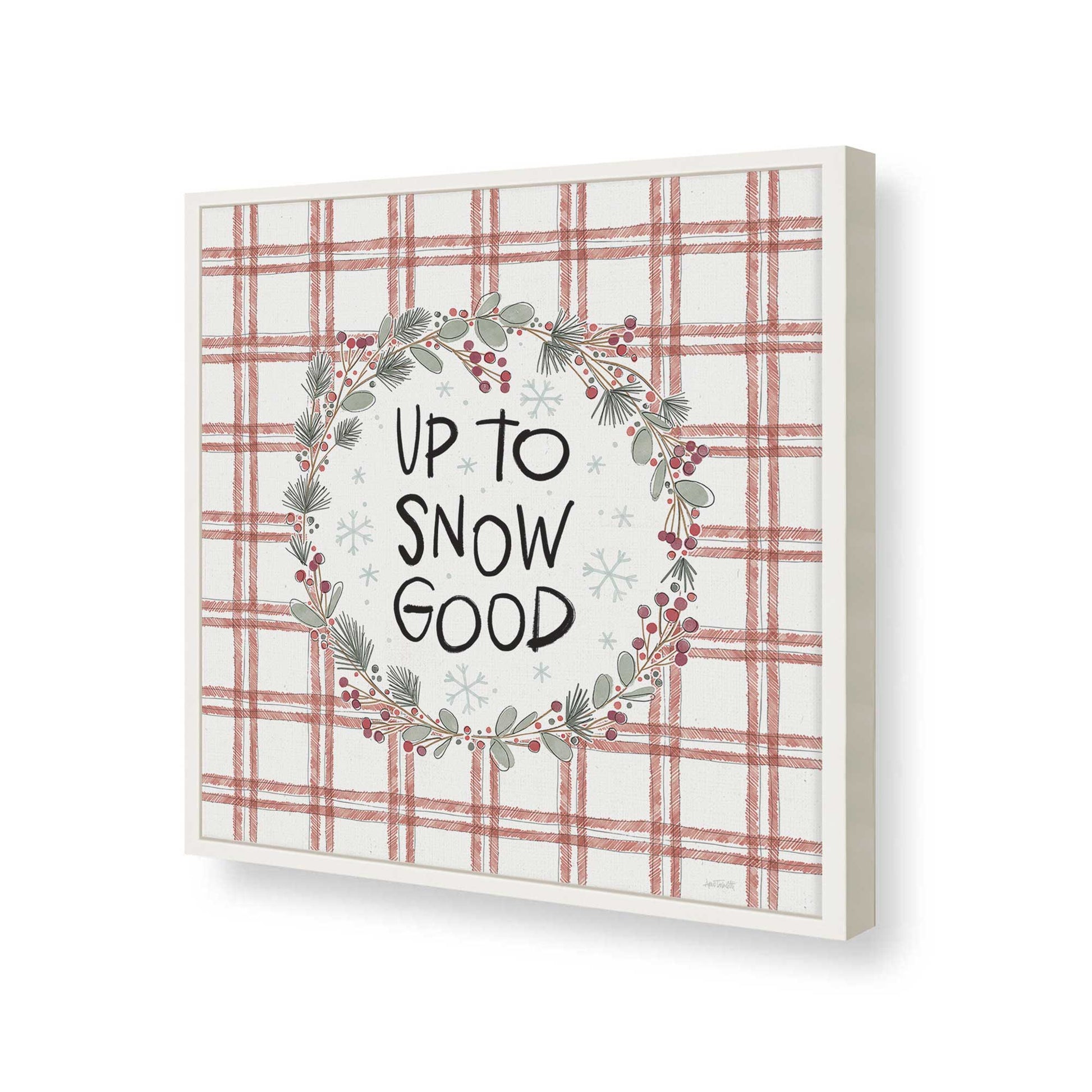 [Color:Opaque White], Picture of art in a Opaque White frame of the corner