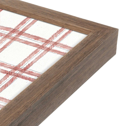 [Color:Walnut], Picture of art in a Walnut frame at an angle