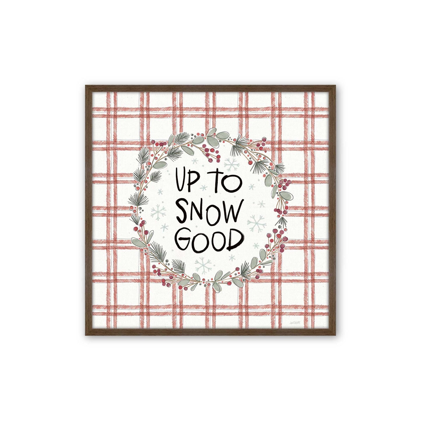 [Color:Walnut], Picture of art in a Walnut frame