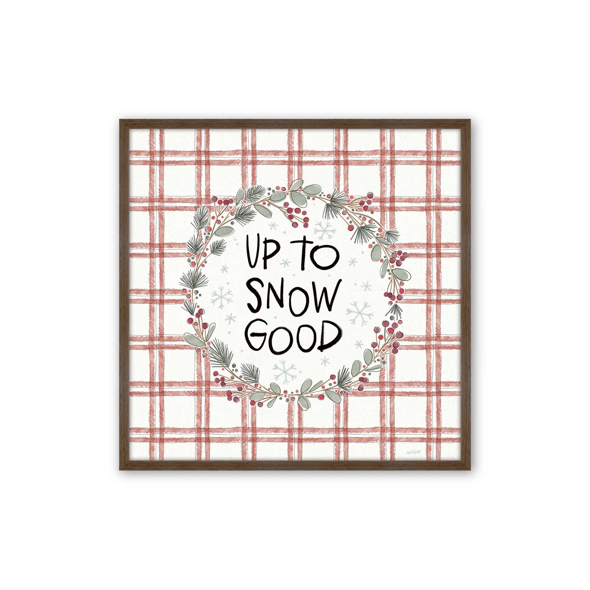 [Color:Walnut], Picture of art in a Walnut frame