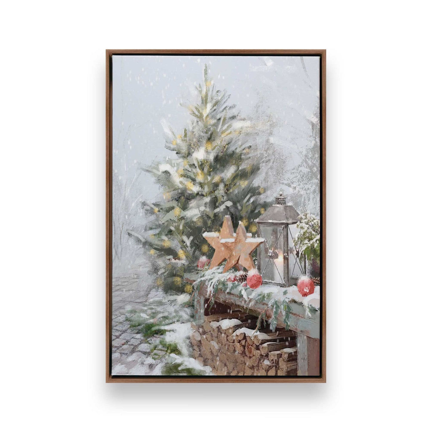 [Color:Walnut], Picture of art in a Walnut frame