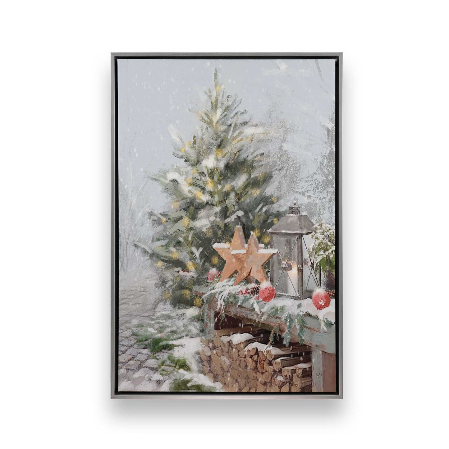 [Color:Polished Chrome], Picture of art in a Polished Chrome frame