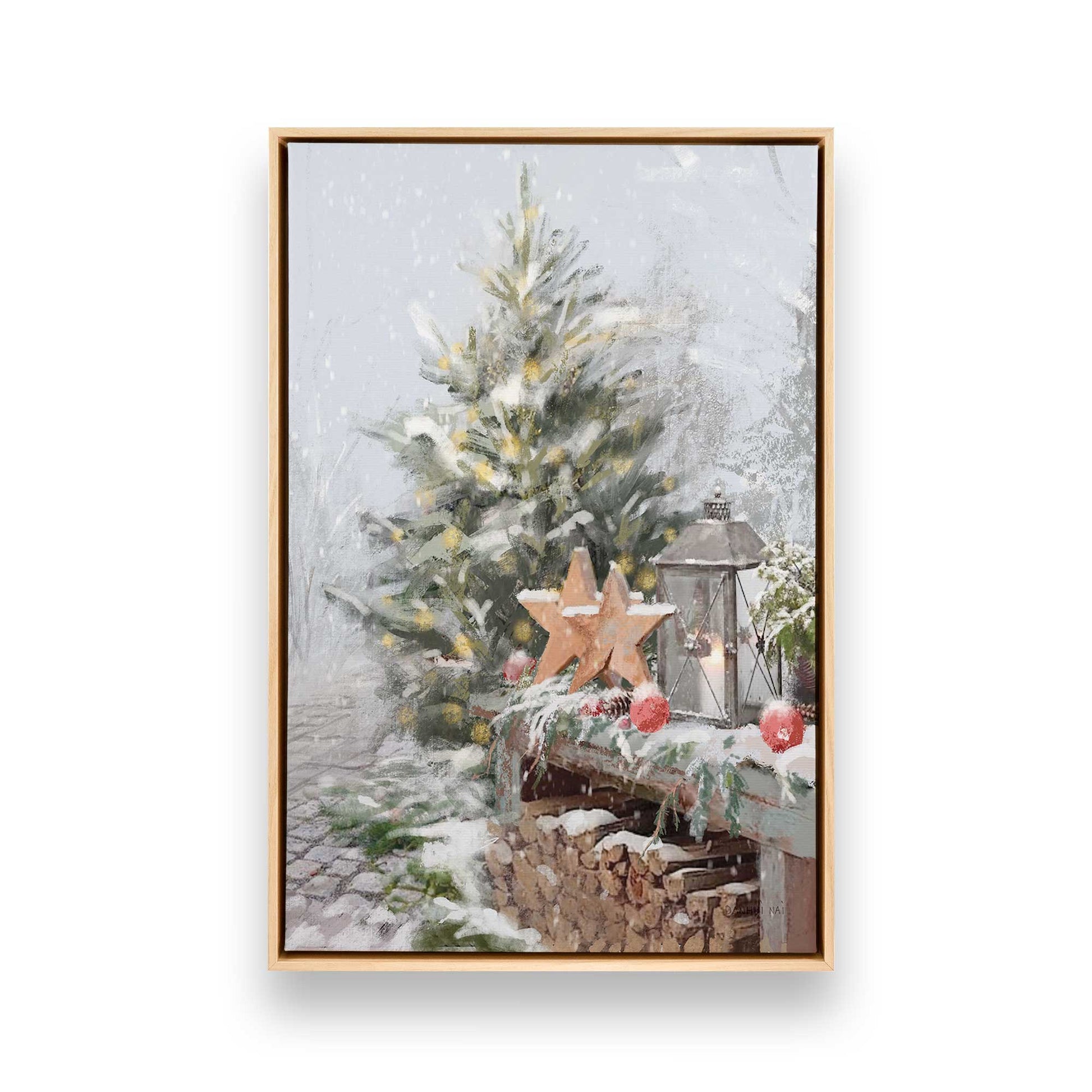 [Color:American Maple], Picture of art in a American Maple frame