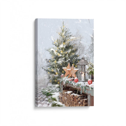 [Color:Stretched Canvas], Picture of art at an angle