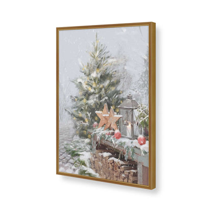 [Color:Polished Gold], Picture of art in a Polished Gold frame of the corner