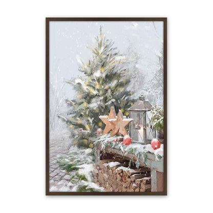 [Color:Belvinder Brown], Picture of art in a Belvinder Brown frame