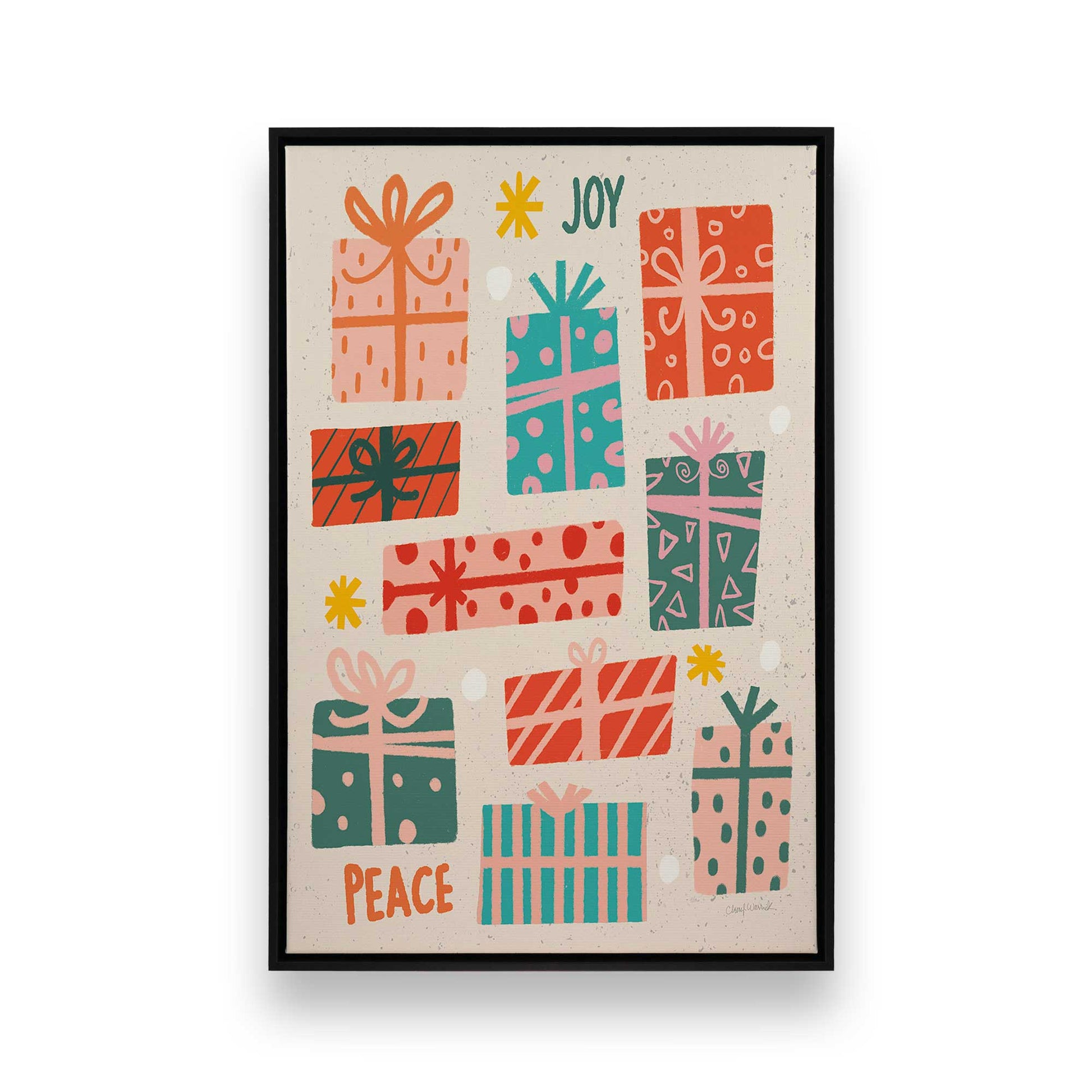 [Color:Satin Black], Picture of art in a Satin Black frame