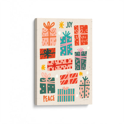 [Color:Stretched Canvas], Picture of art at an angle