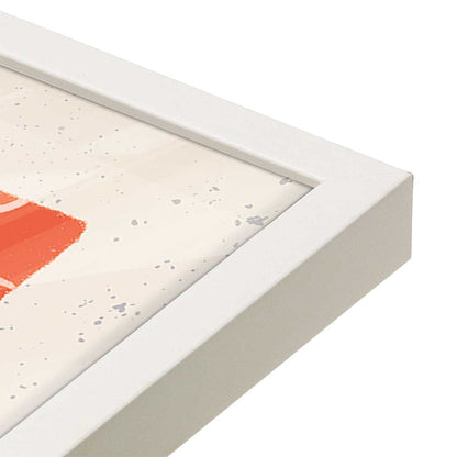 [Color:Opaque White], Picture of art in a Opaque White frame at an angle