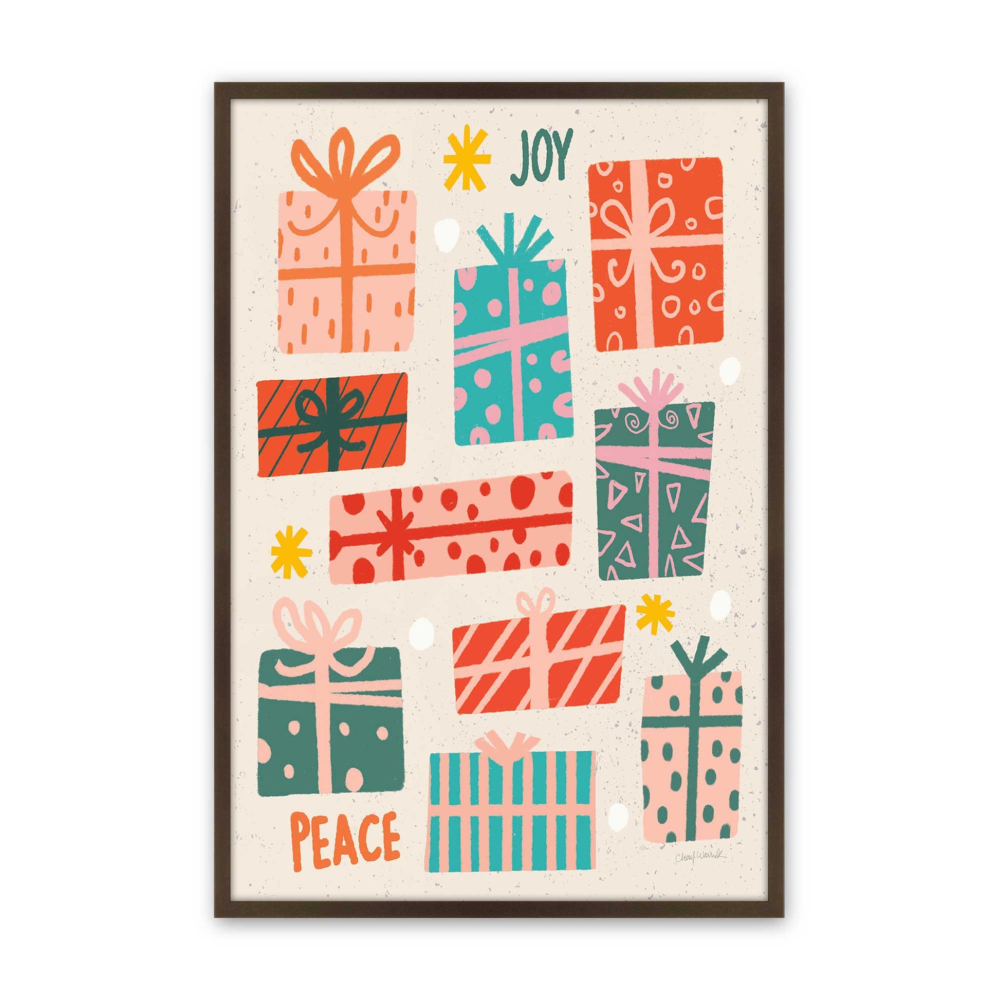 [Color:Belvinder Brown], Picture of art in a Belvinder Brown frame