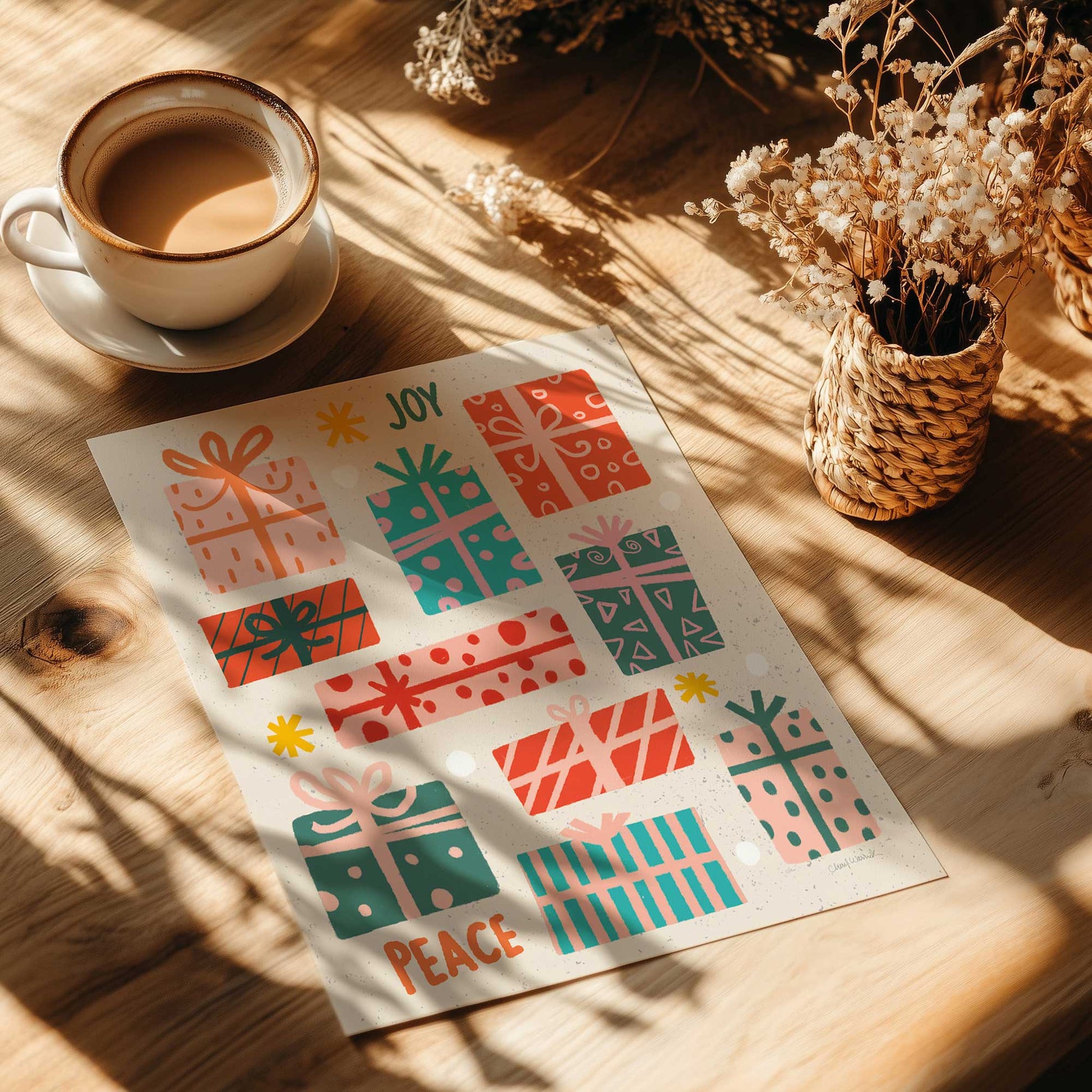 [Color:Rolled Print], Picture of close up of art