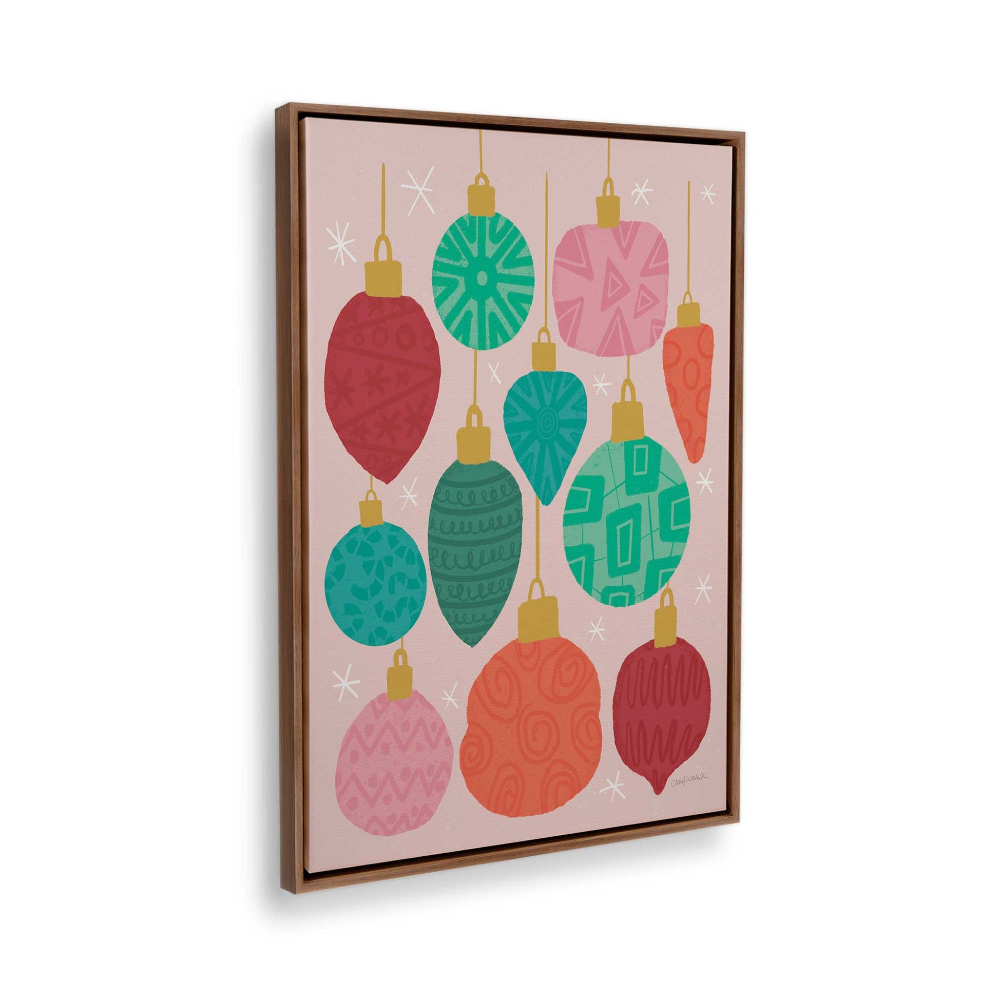 [Color:Walnut], Picture of the corner of the art