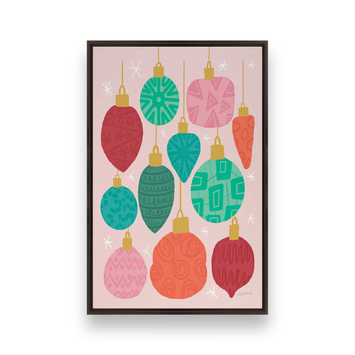 [Color:Espresso], Picture of art in a Espresso frame