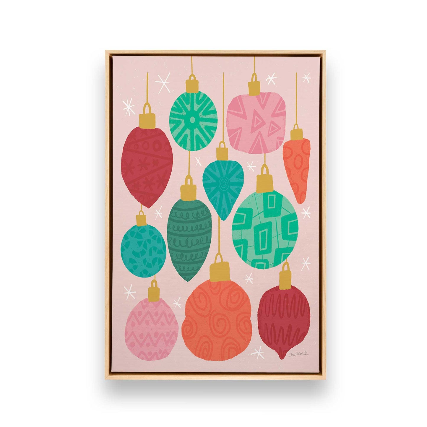 [Color:American Maple], Picture of art in a American Maple frame