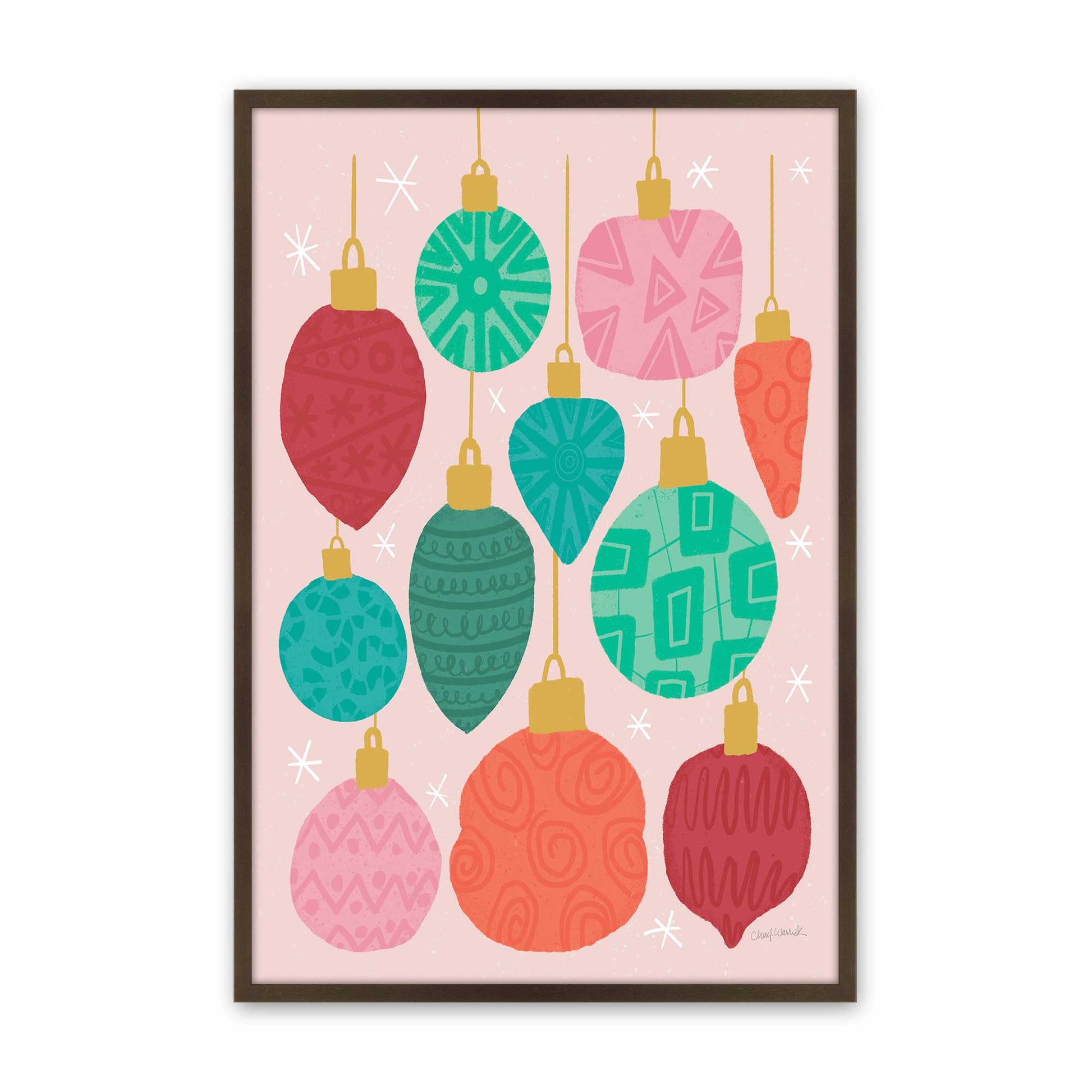 [Color:Belvinder Brown], Picture of art in a Belvinder Brown frame