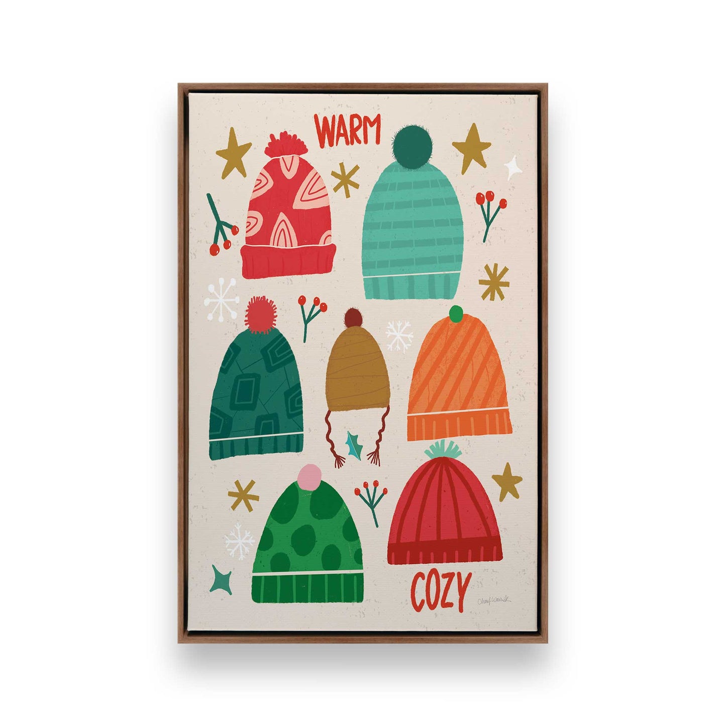 [Color:Walnut], Picture of art in a Walnut frame