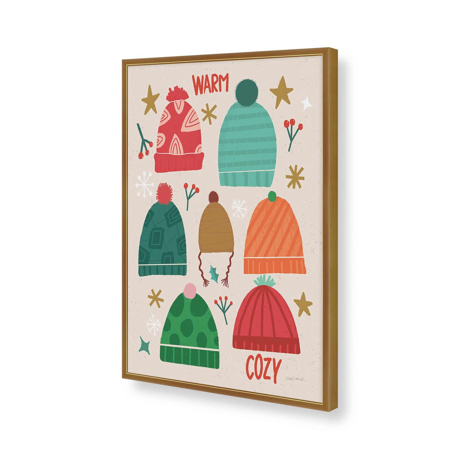 [Color:Polished Gold], Picture of art in a Polished Gold frame of the corner