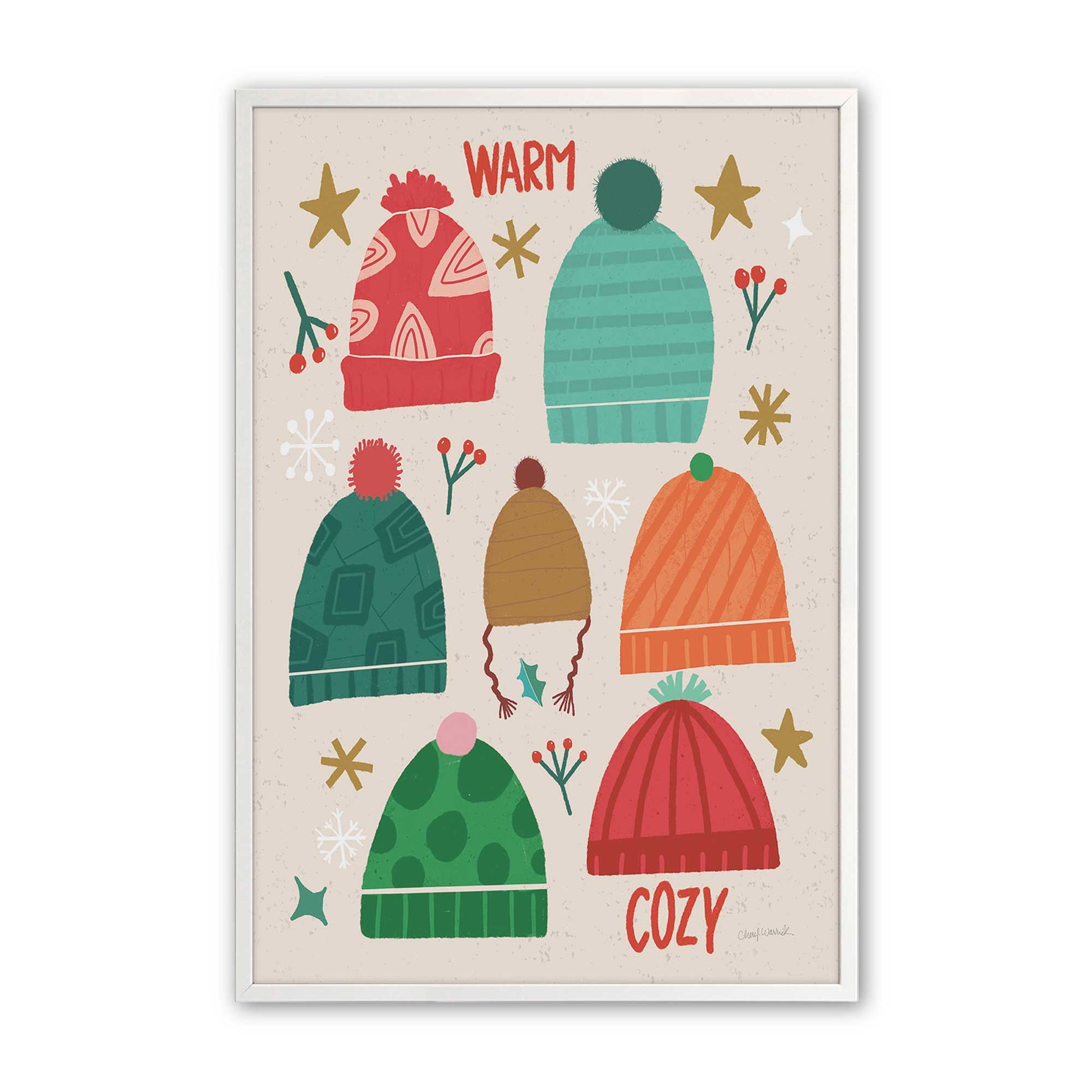 [Color:Opaque White], Picture of art in a Opaque White frame