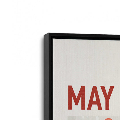 [Color:Satin Black], Picture of art in a Satin Black frame at an angle