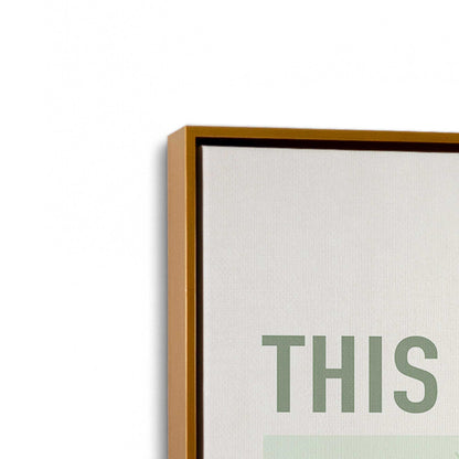 [Color:Polished Gold], Picture of art in a Polished Gold frame at an angle