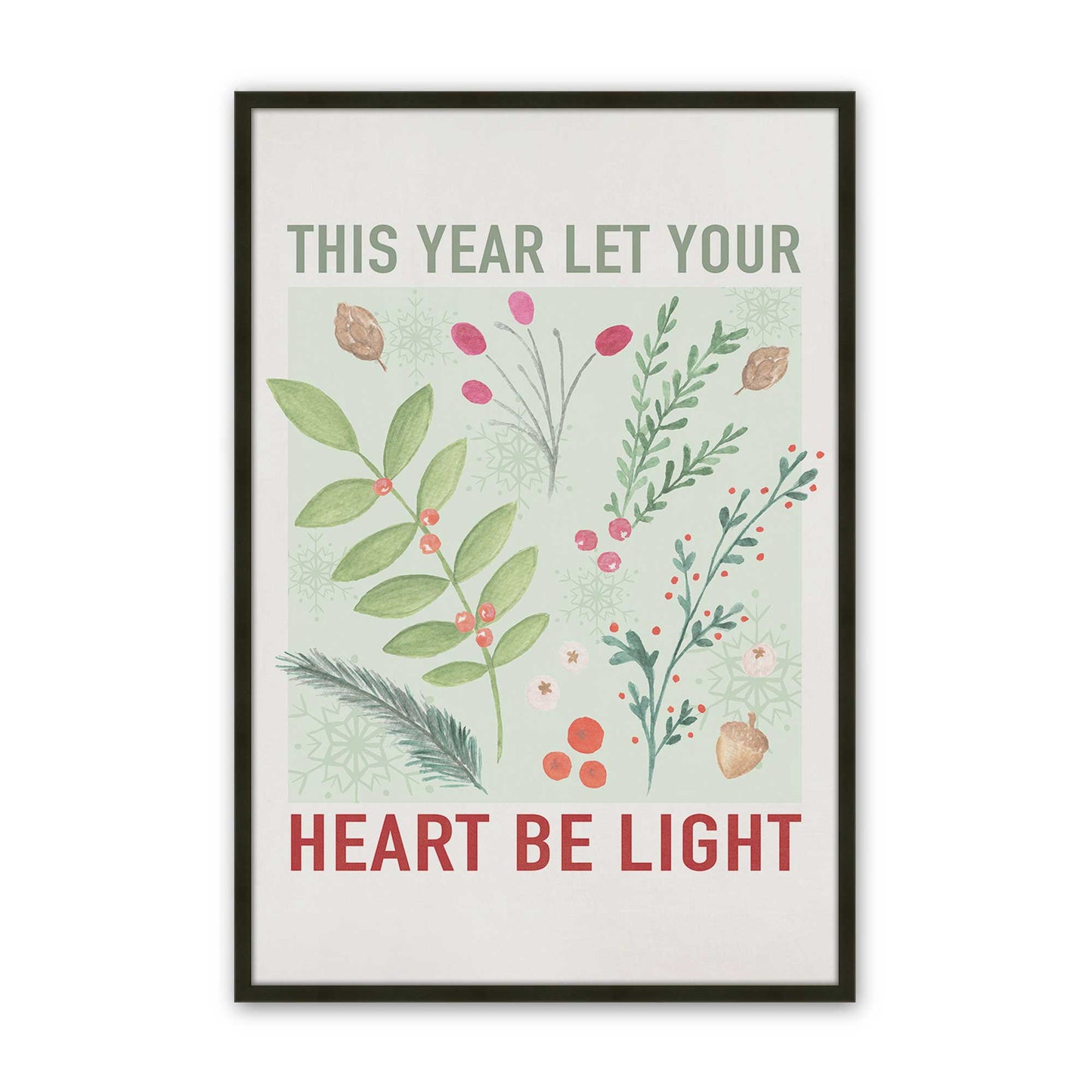 [Color:Satin Black], Picture of art in a Satin Black frame