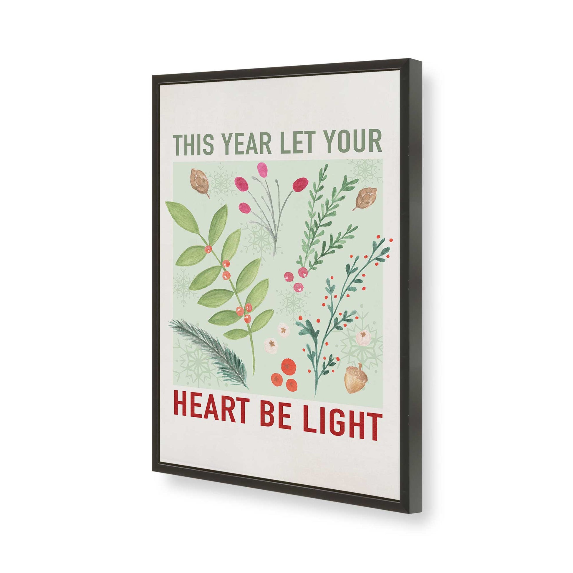 [Color:Satin Black], Picture of art in a Satin Black frame of the corner