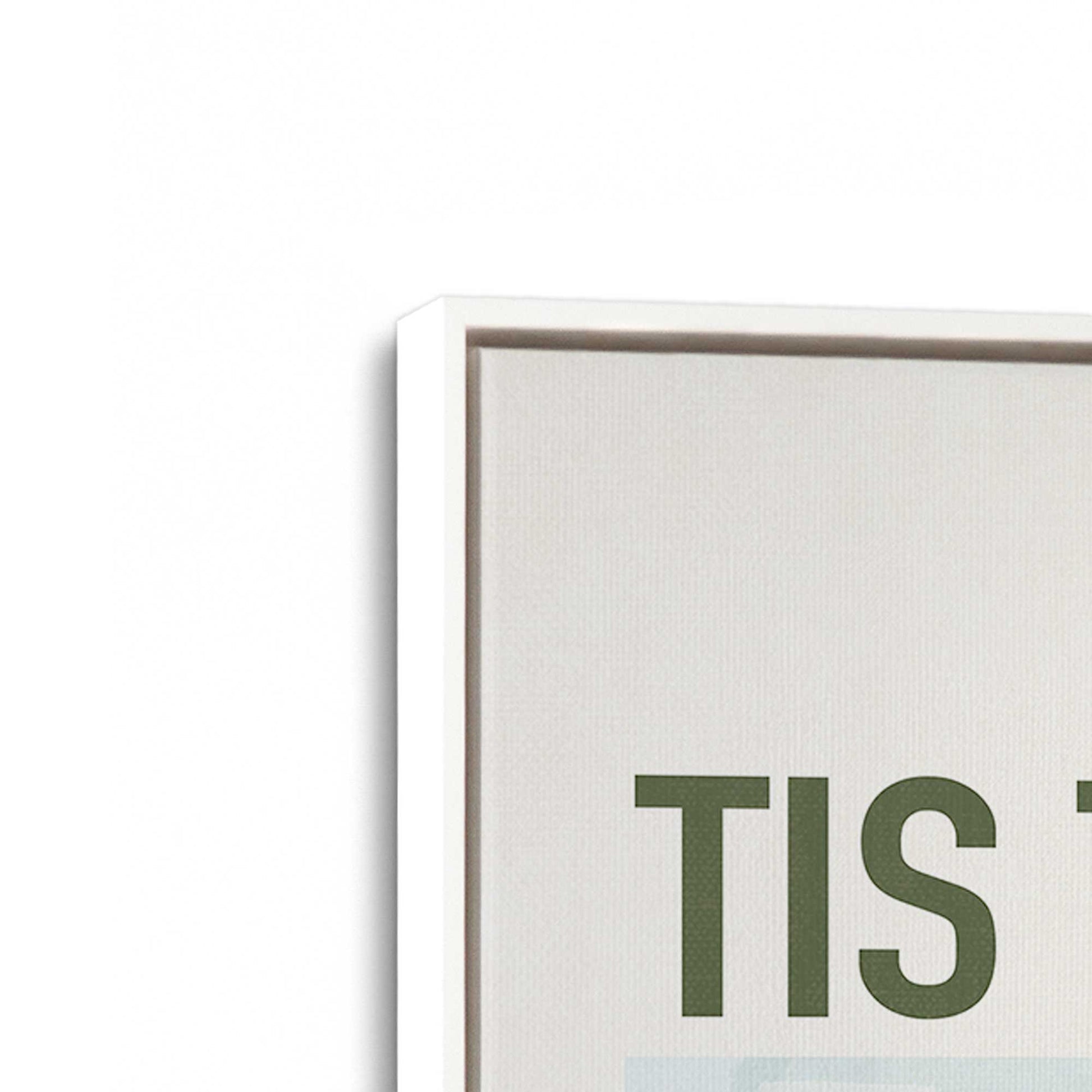 [Color:Opaque White], Picture of art in a White frame at an angle