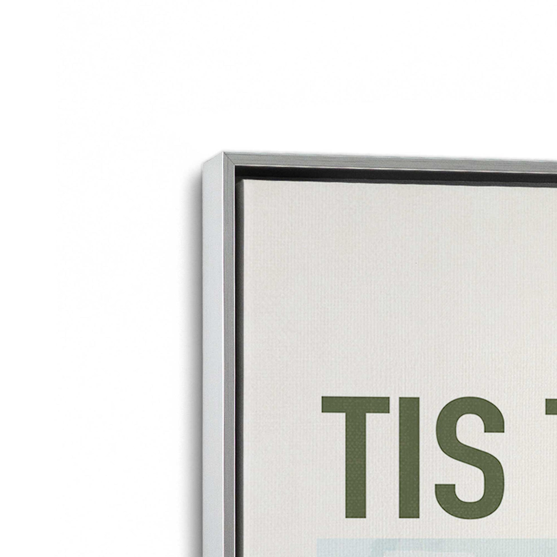 [Color:Polished Chrome], Picture of art in a Polished Chrome frame at an angle