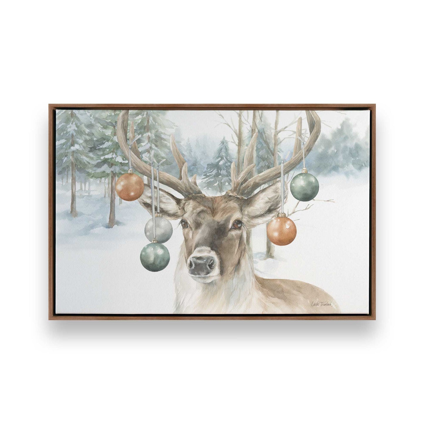 [Color:Walnut], Picture of art in a Walnut frame