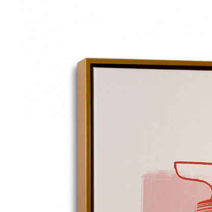 [Color:Polished Gold], Picture of art in a Polished Gold frame at an angle