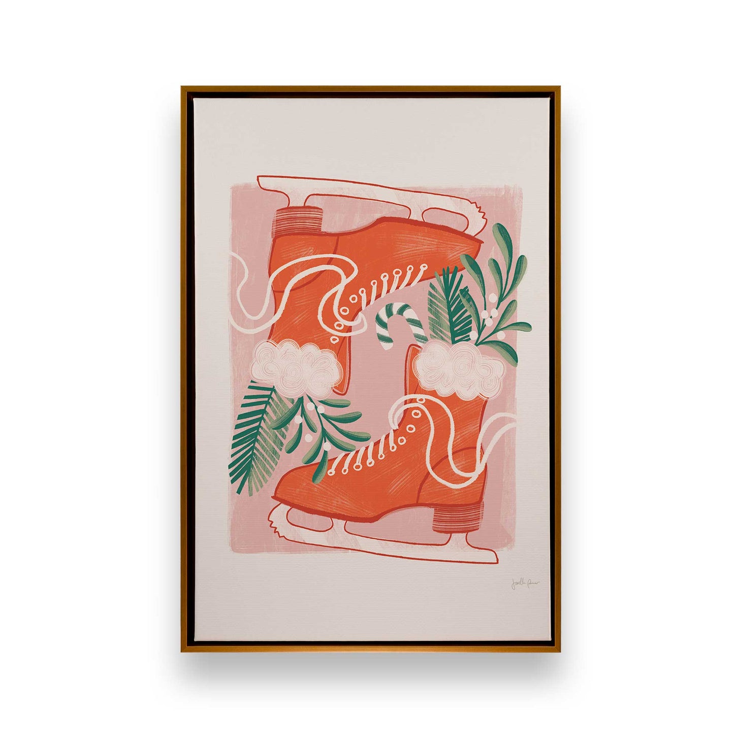 [Color:Polished Gold], Picture of art in a Polished Gold frame