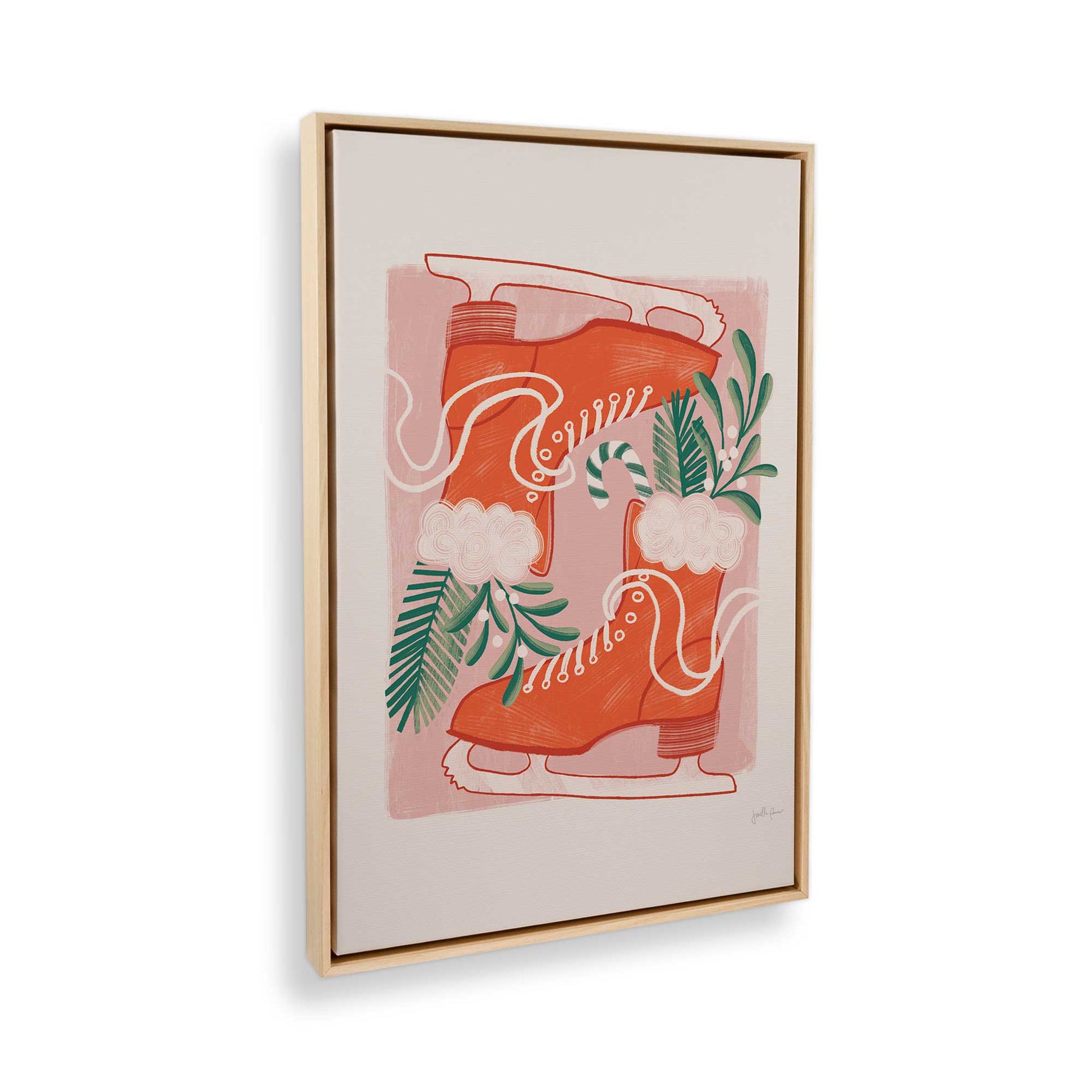 [Color:American Maple], Picture of the corner of the art