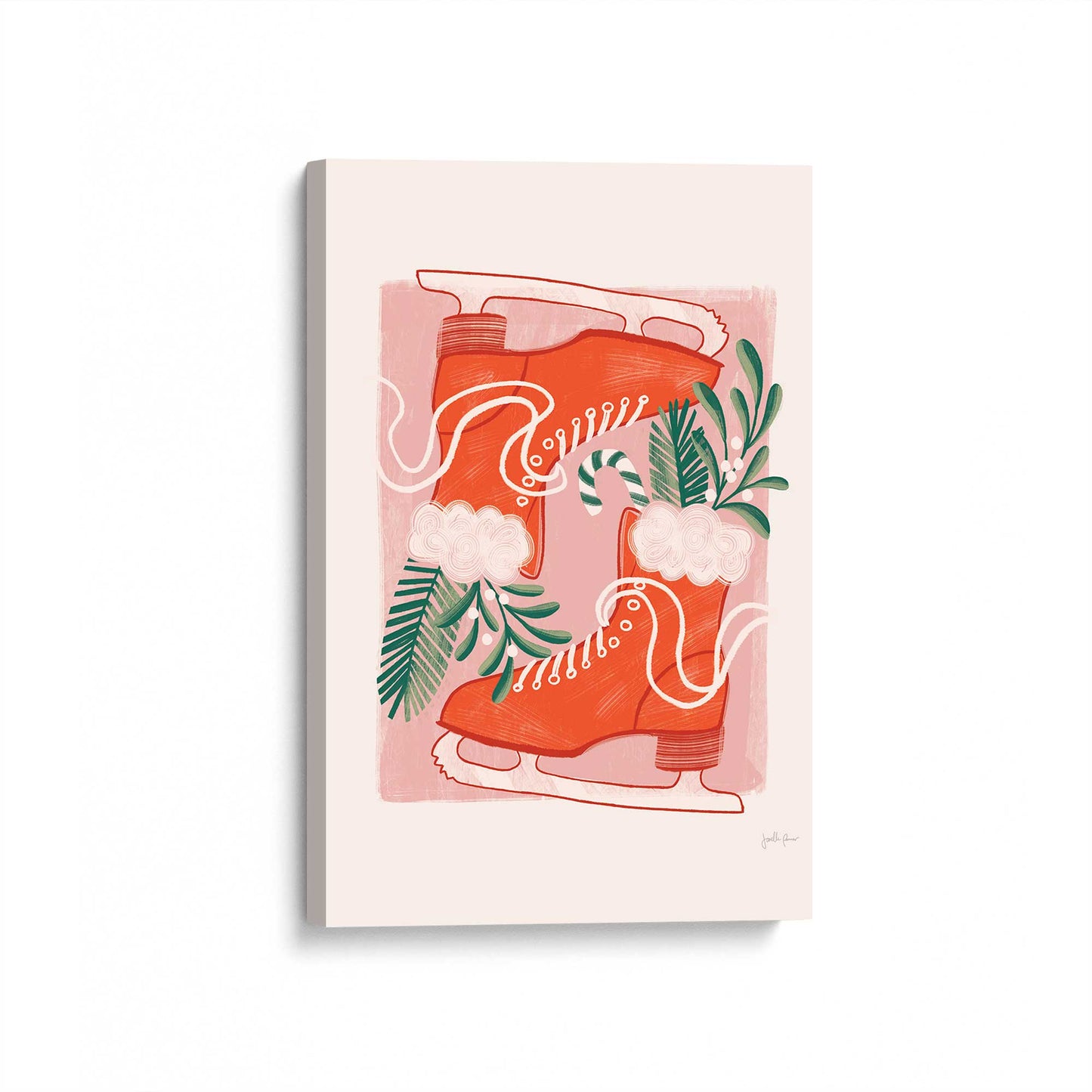 [Color:Stretched Canvas], Picture of art at an angle