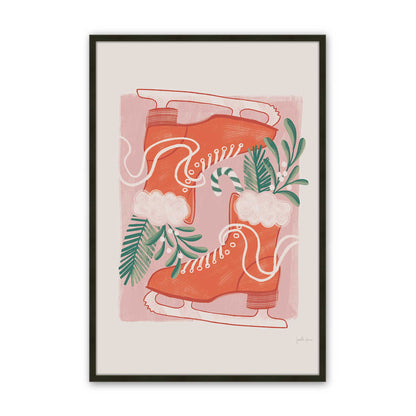 [Color:Satin Black], Picture of art in a Satin Black frame