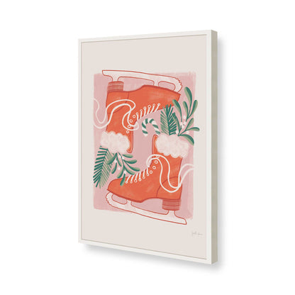 [Color:Opaque White], Picture of art in a Opaque White frame of the corner