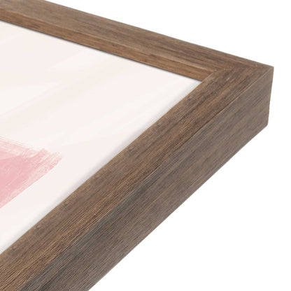 [Color:Walnut], Picture of art in a Walnut frame at an angle