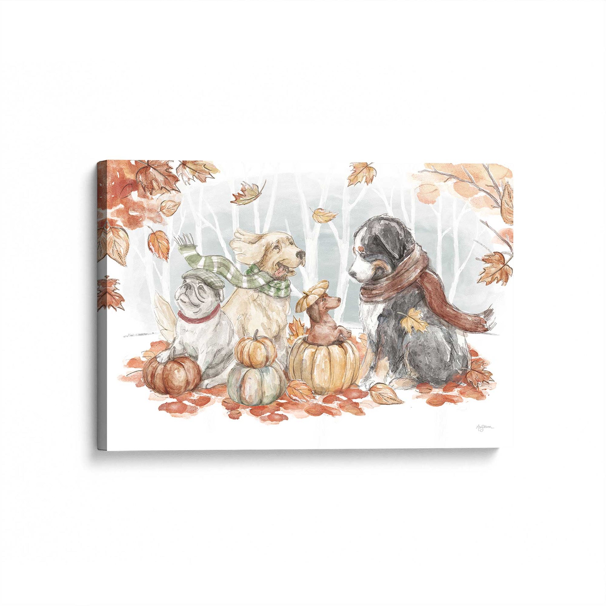 [Color:Stretched Canvas], Picture of art at an angle