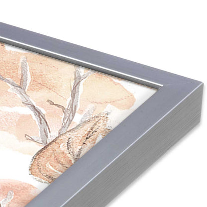 [Color:Polished Chrome], Picture of art in a Polished Chrome frame at an angle